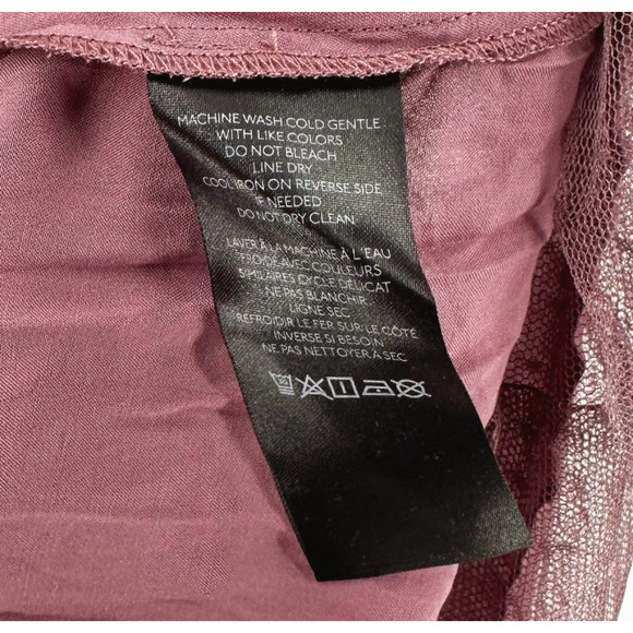 Anthropologie Cheri Ruffled Tiered Mesh Tulle Midi Skirt Medium Romantic Fairy - Picture 7 of 10